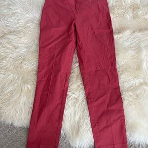 Used Anne Klein Chic Red Trousers
